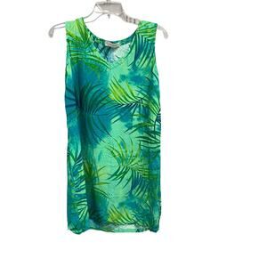 Hi Lites Hawaiian Dress Size Large Tropical Print Lightweight Summer Resort Vaca